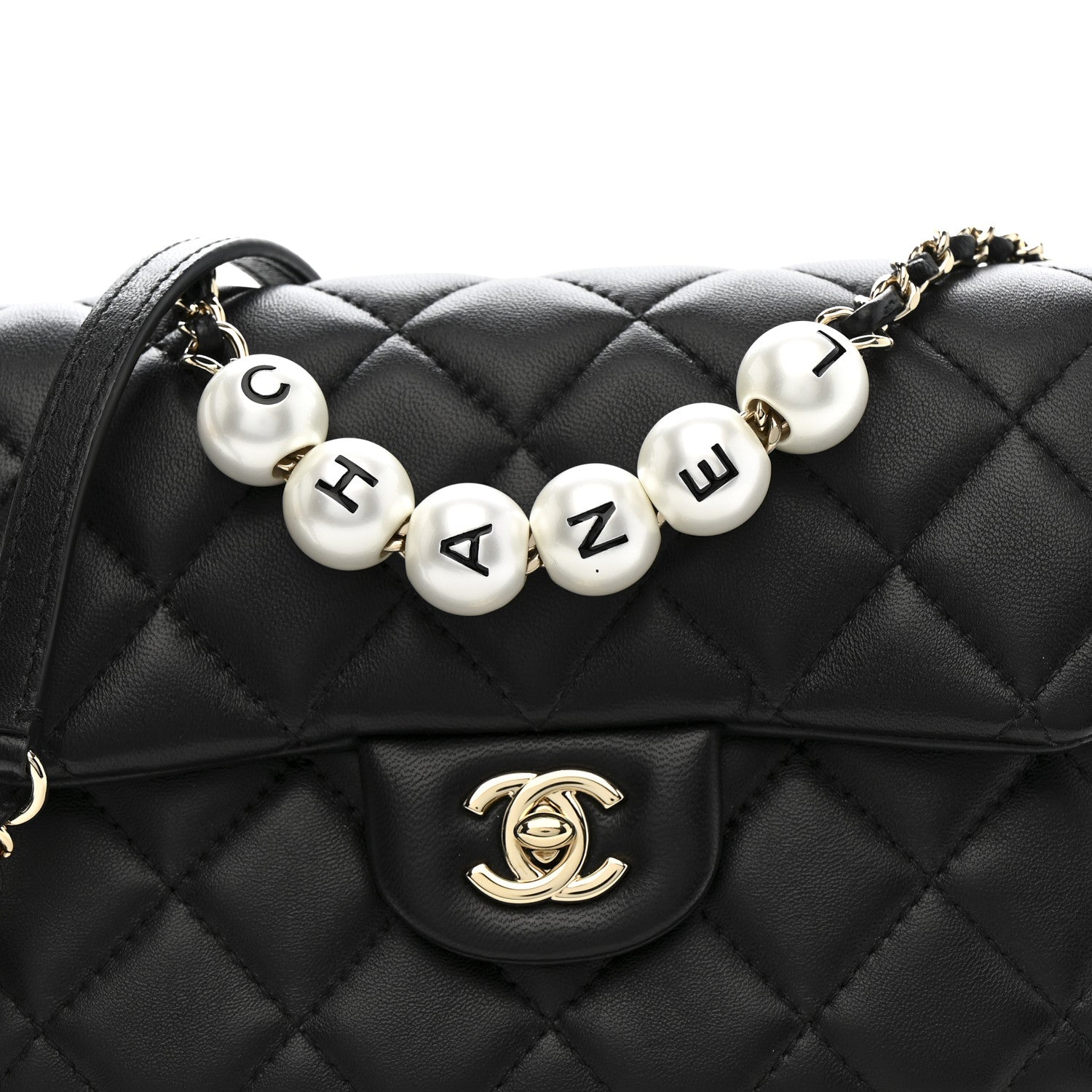 Chanel Lambskin Quilted Small My Precious Flap Black 8 of 13