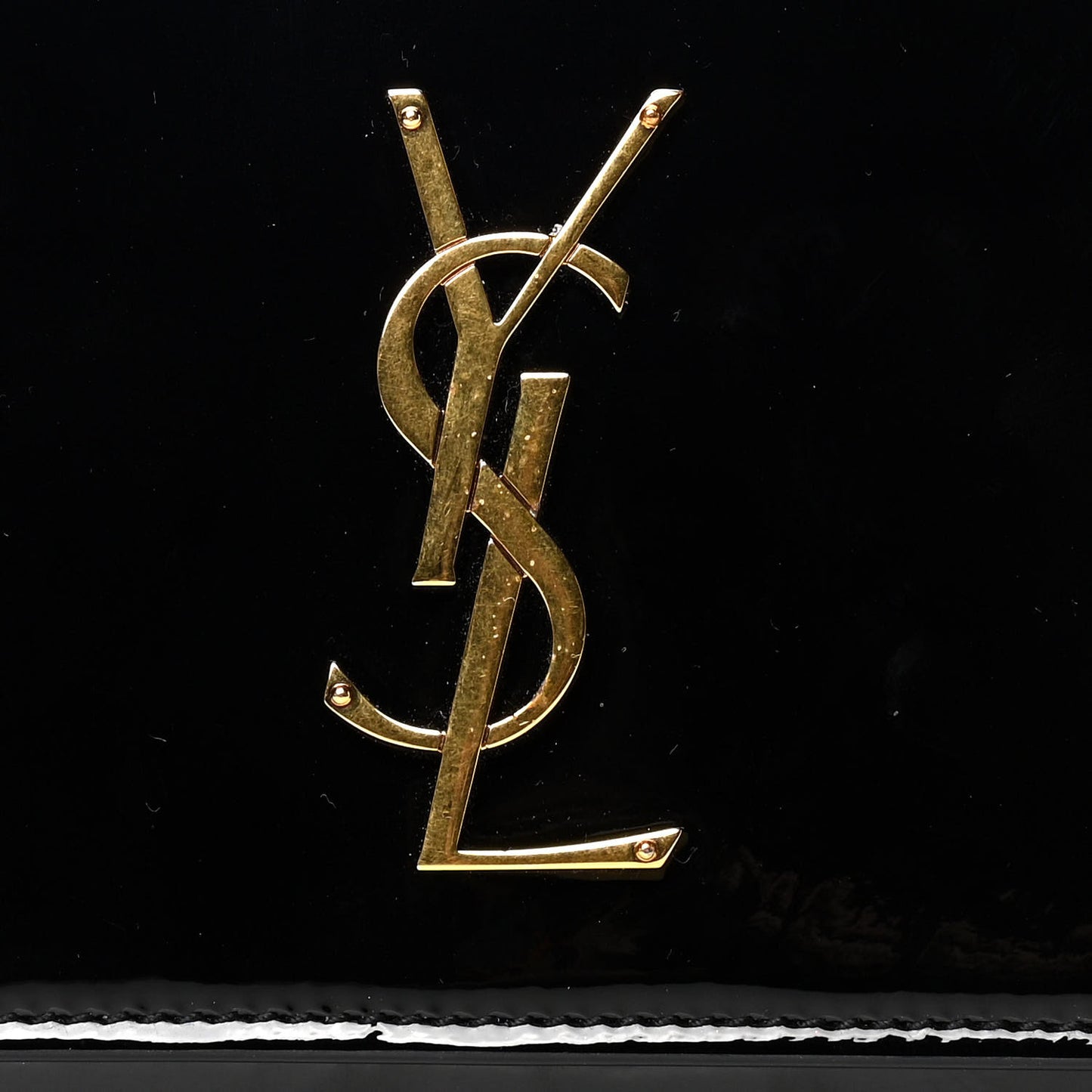 Patent Monogram Kate Belt Bag Black