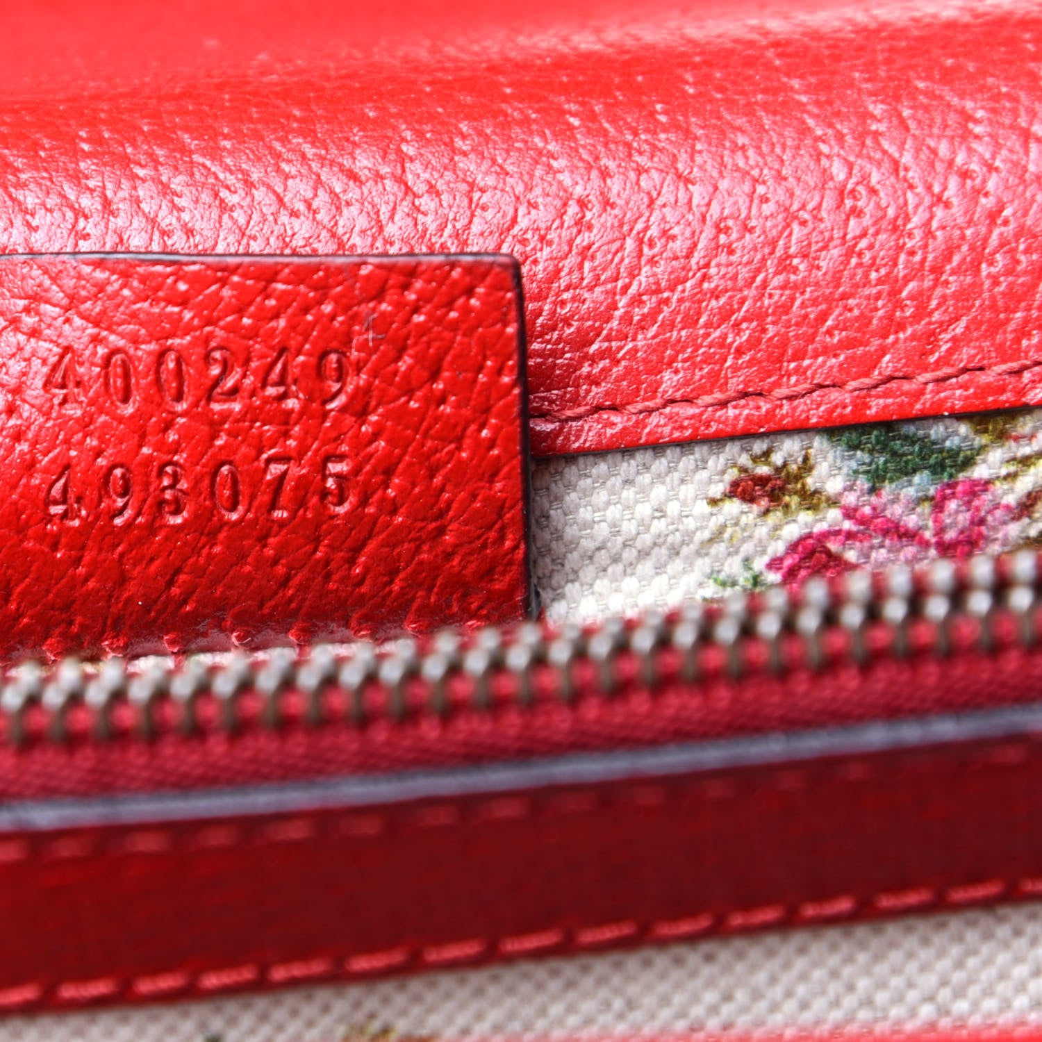 Gucci Calfskin Web Floral Embroidered Small Dionysus Shoulder Bag Hibiscus Red 7 of 9