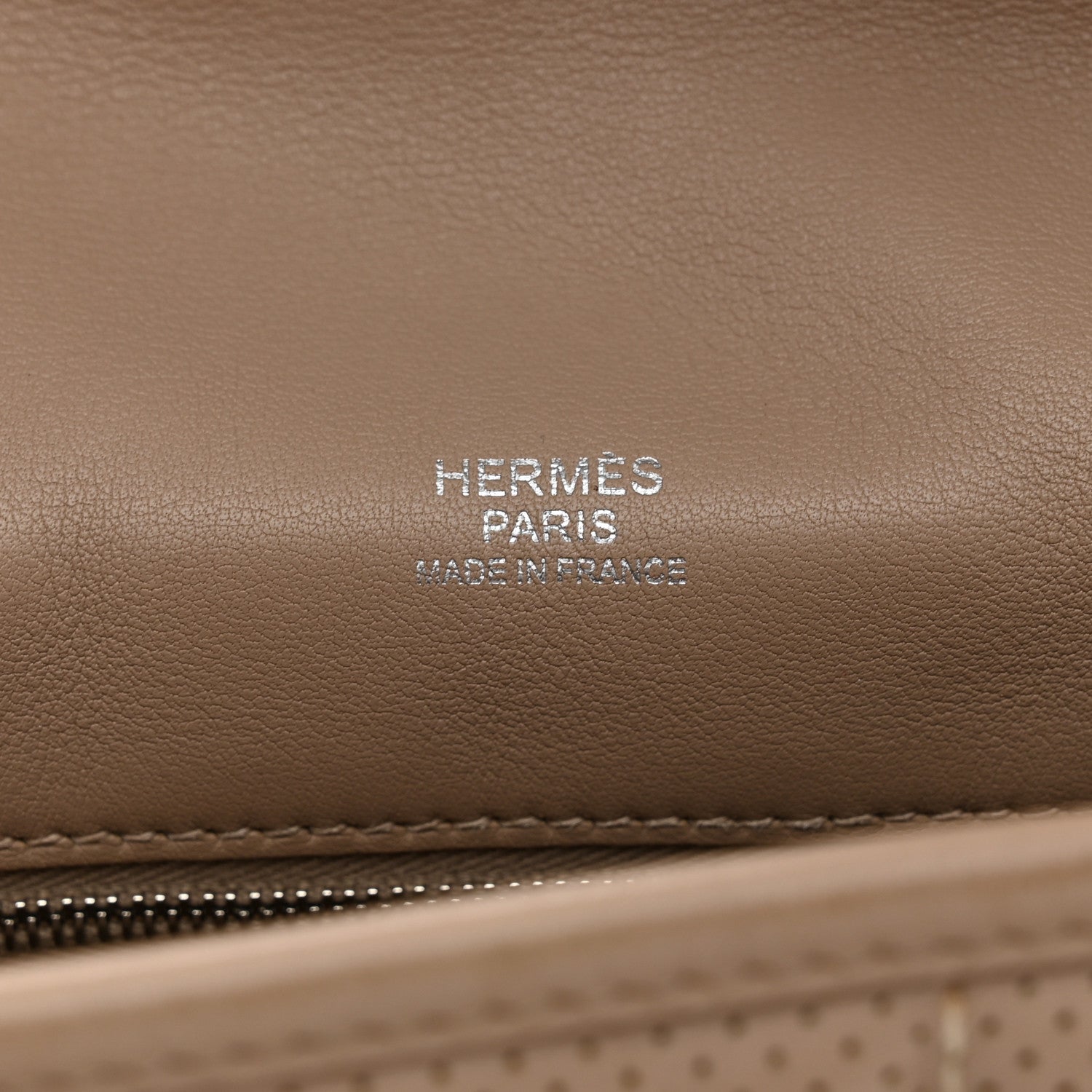 Hermes Veau Swift Mini Sac Berline Argile 6 of 16
