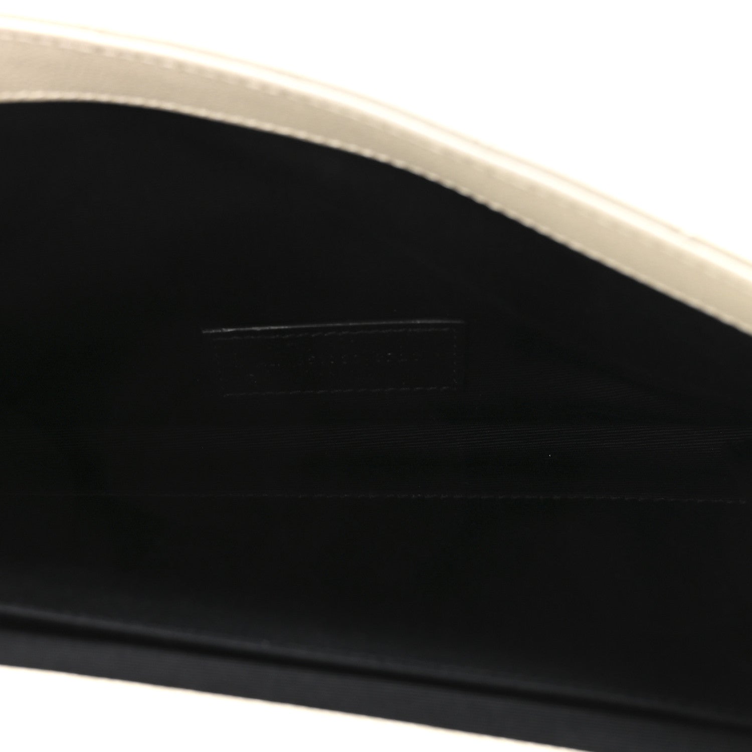 Saint Laurent Grain De Poudre Textured Mixed Matelasse Triquilt Monogram Clutch Crema Soft 5 of 7