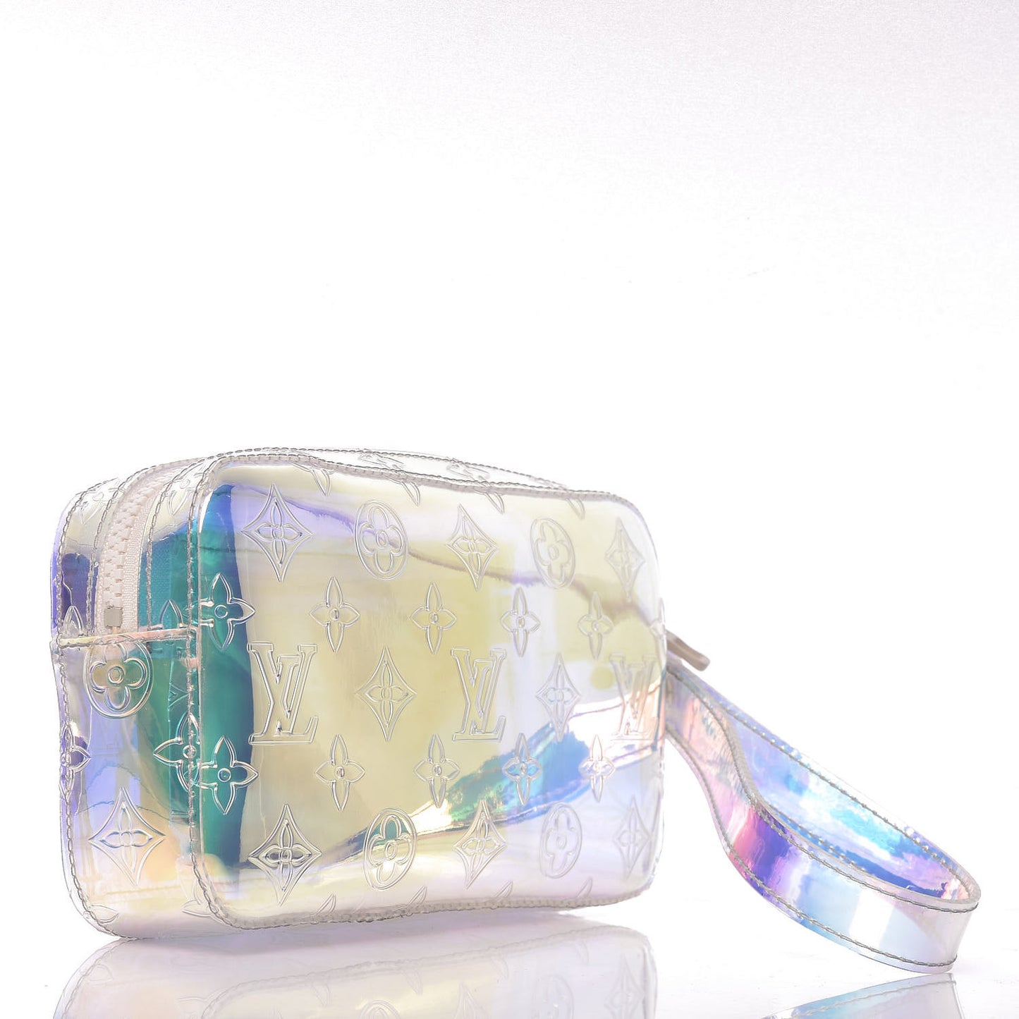 PVC Monogram Pochette Volga Iridescent Prism