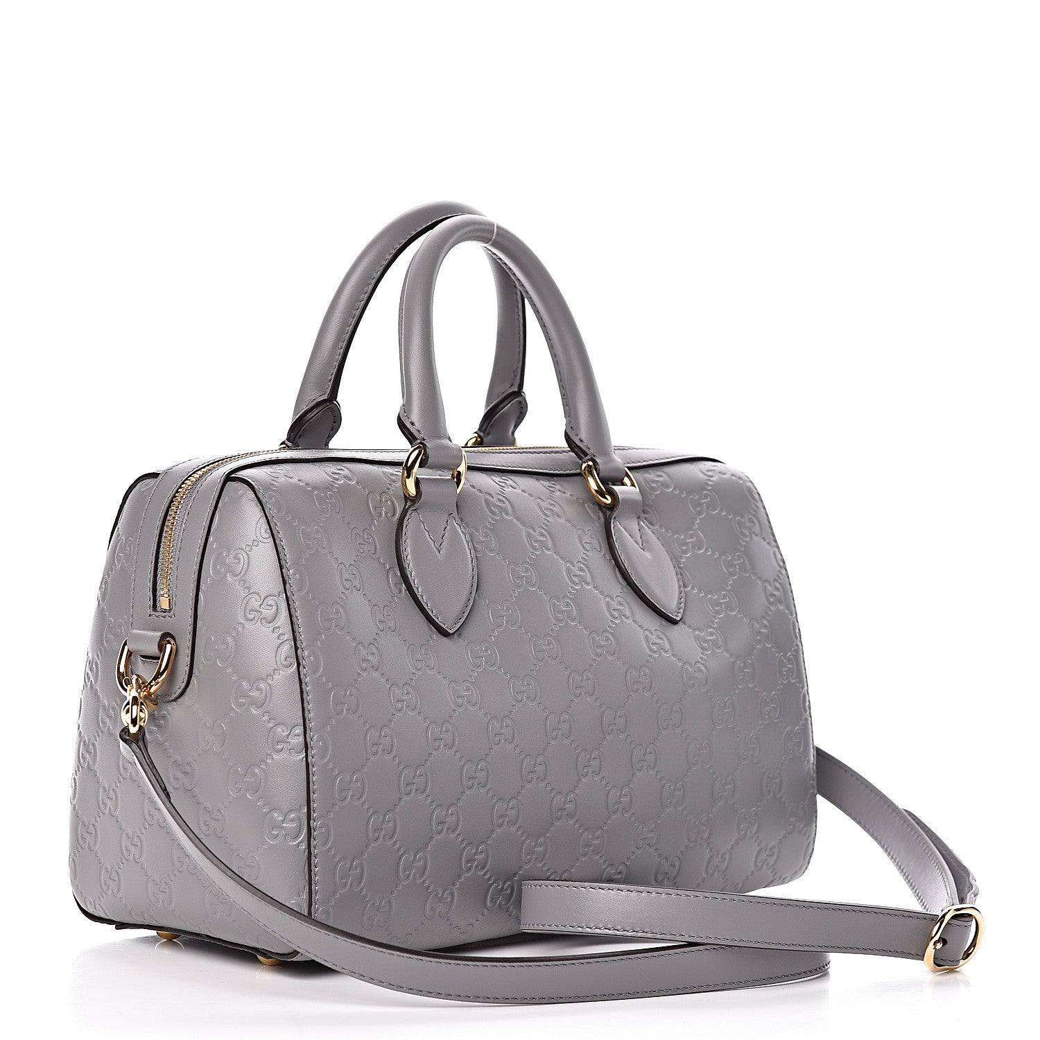 Gucci Guccissima Signature Boston Deep Grey 3 of 12