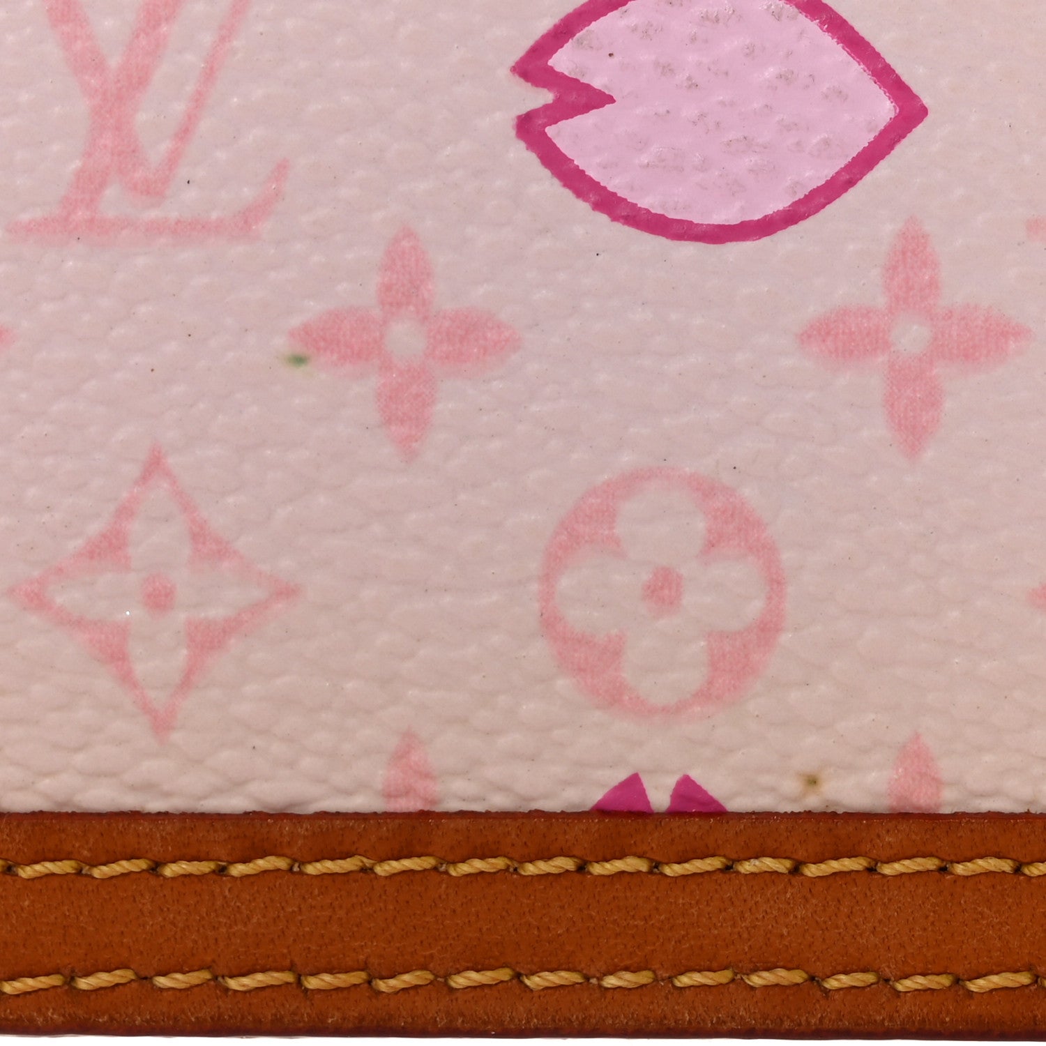 Louis Vuitton Monogram Cherry Blossom Key Pouch Pink 10 of 11