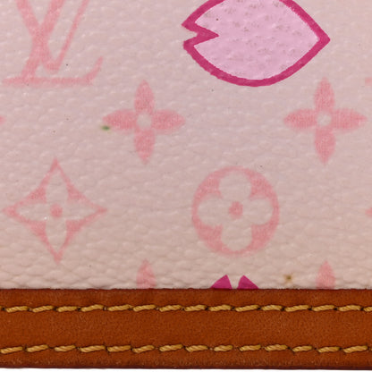 Louis Vuitton Monogram Cherry Blossom Key Pouch Pink 10 of 11