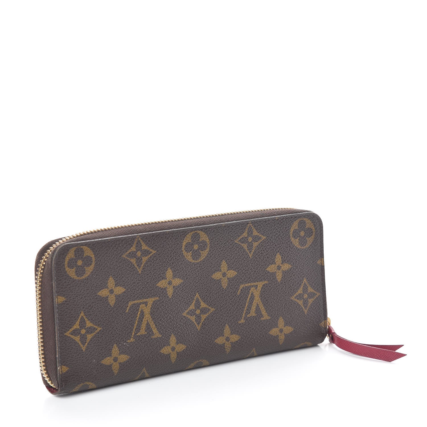 Louis Vuitton Monogram Clemence Wallet Fuchsia 3 of 6