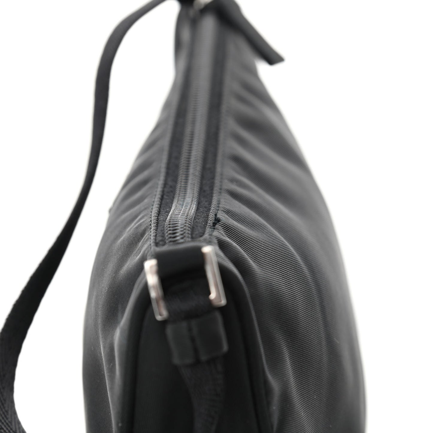 Tessuto Nylon Pochette Bag Black