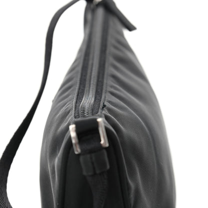Prada Tessuto Nylon Pochette Bag Black 5 of 5