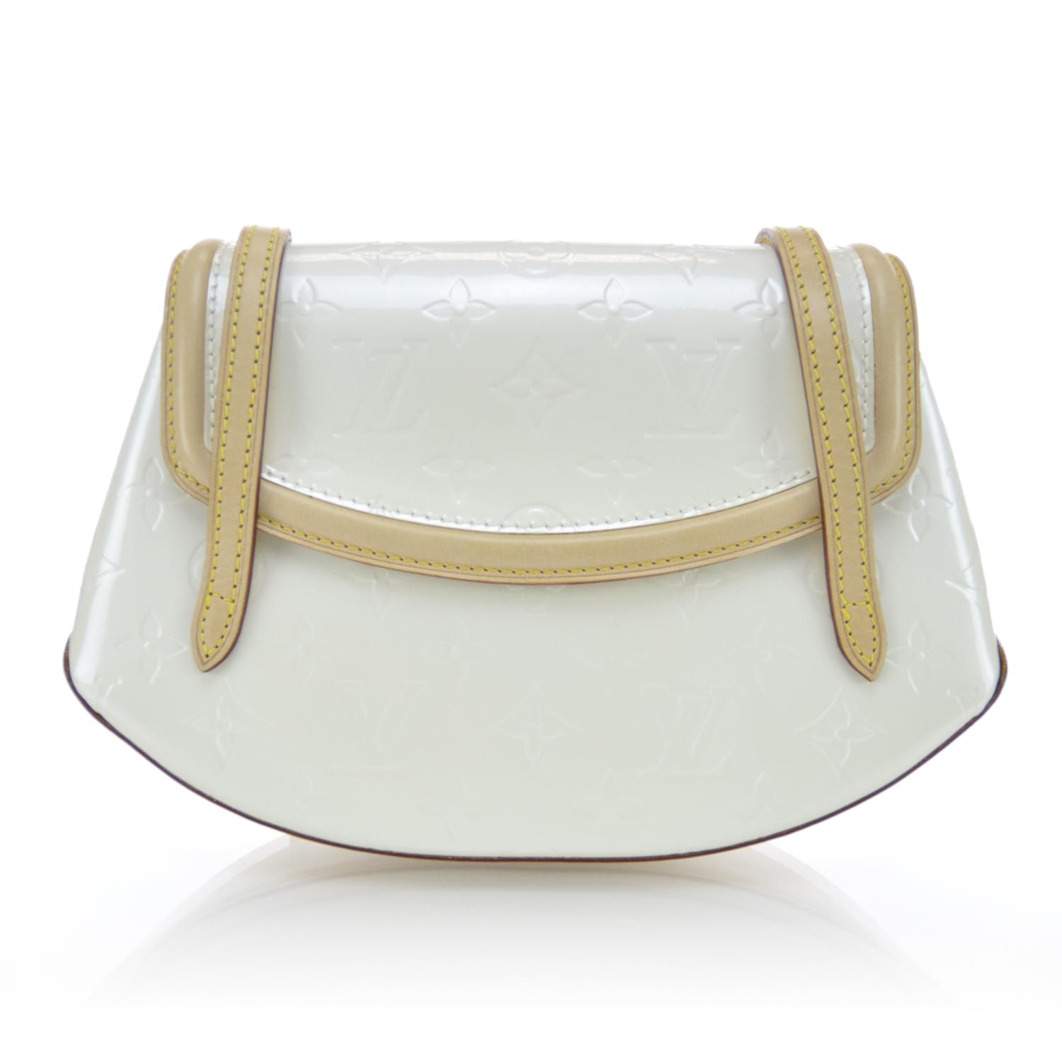 Louis Vuitton Vernis Biscayne Bay PM Perle 1 of 9