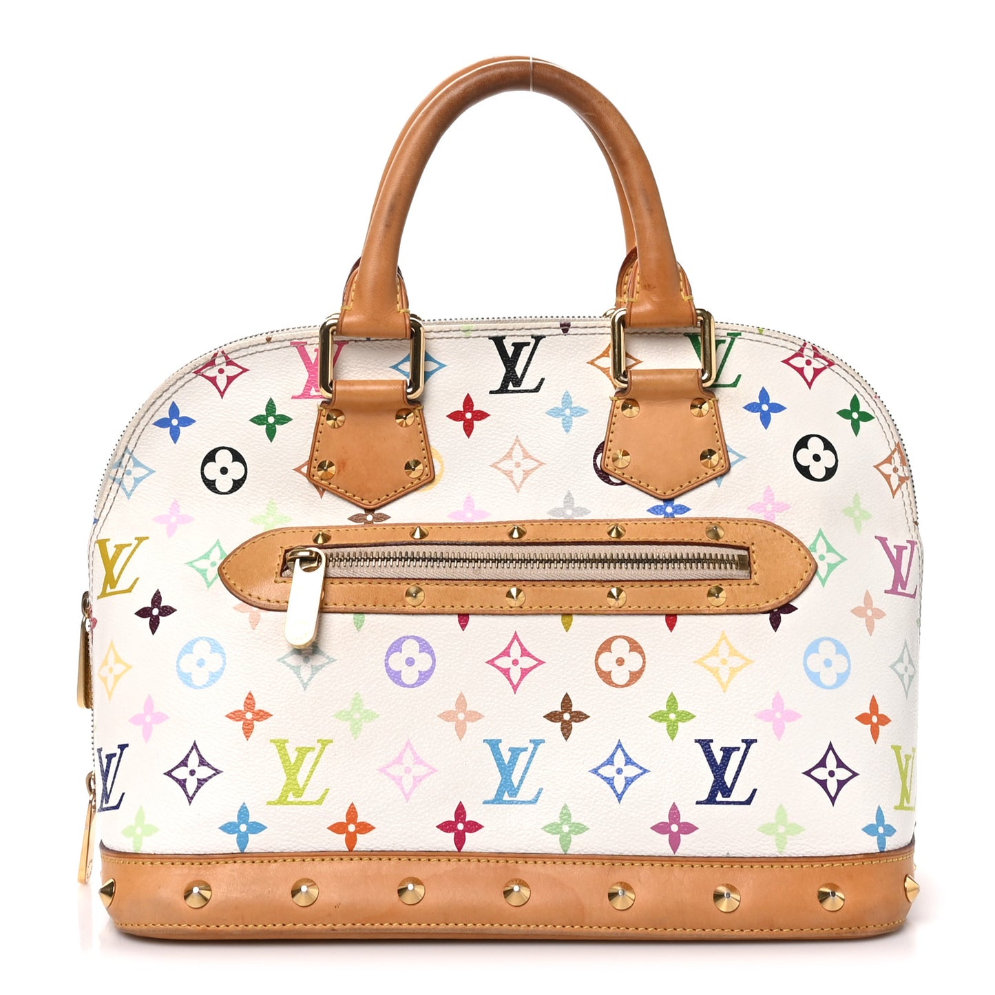 Monogram Multicolor Alma PM White