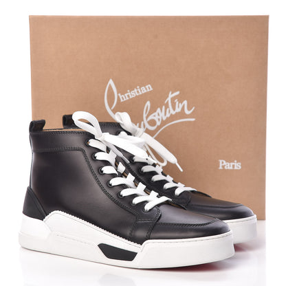 Christian Louboutin Calfskin Mens Rankick Flat Sneakers 41.5 Black 9 of 9