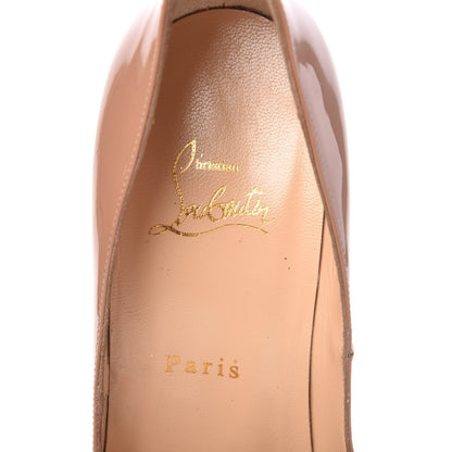 Christian Louboutin Patent Lady Peep 150 Pumps 39 Nude 6 of 13
