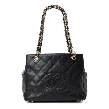 Chanel Caviar Quilted Petit Timeless Tote PTT Black 1 of 13