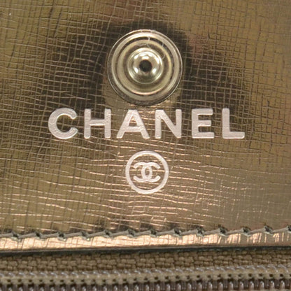 Chanel Metallic Calfskin Wallet On Chain WOC Metallic 6 of 9