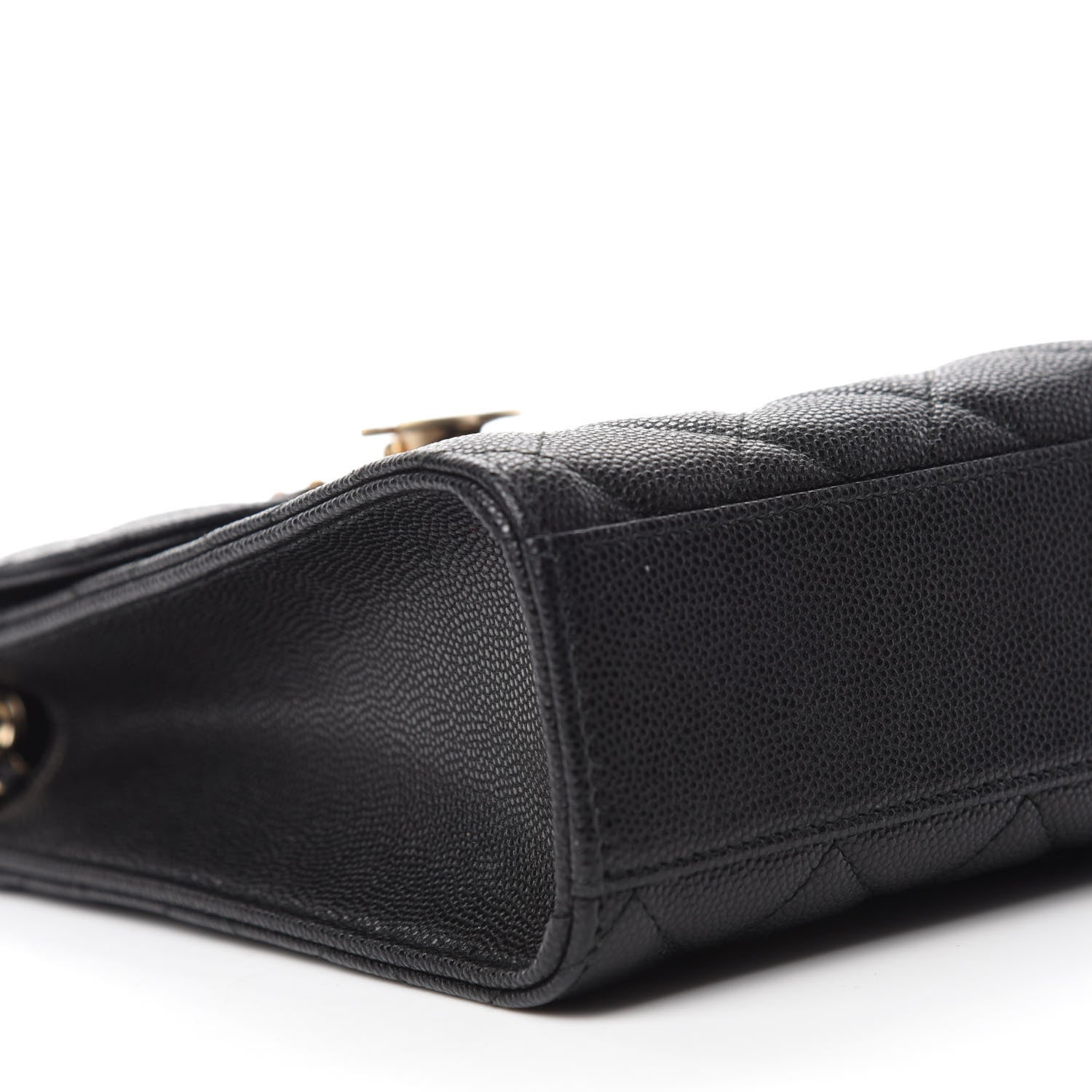 Chanel Caviar Quilted Golden Class Phone Holder Black 6 of 12