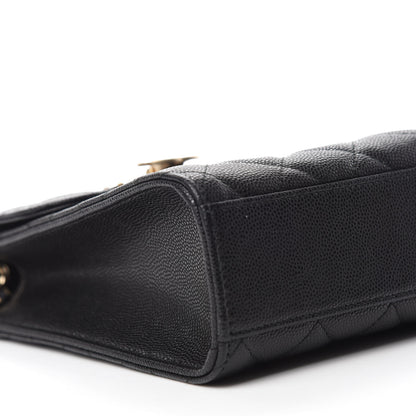 Chanel Caviar Quilted Golden Class Phone Holder Black 6 of 12