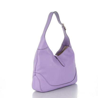 Gucci Calfskin Medium New Jackie Shoulder Bag Lilac 3 of 7