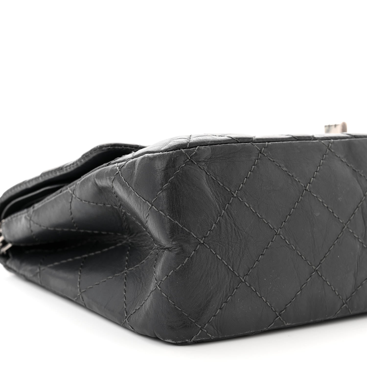 Chanel Aged Calfskin Quilted 2.55 Reissue 226 Flap Grey 9 of 11
