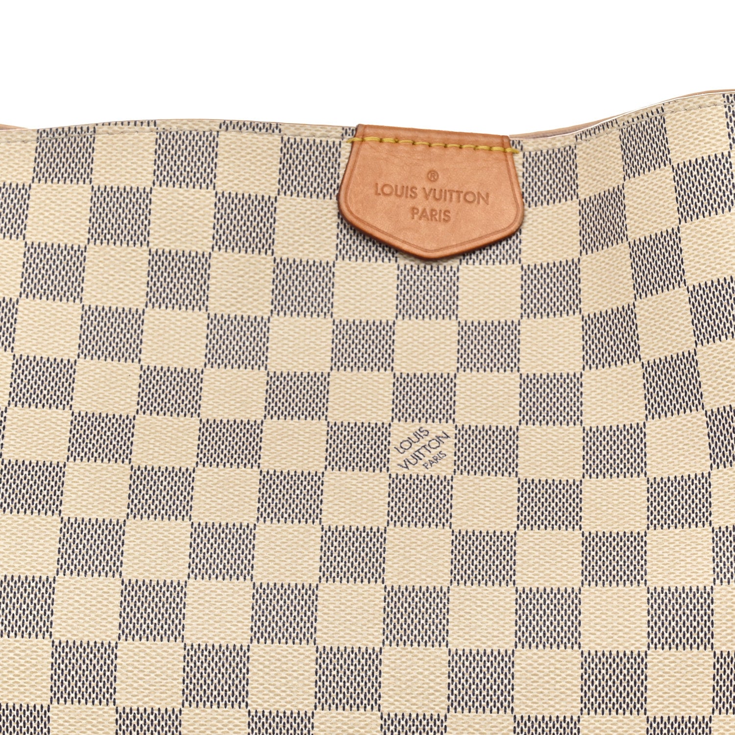 Louis Vuitton Damier Azur Graceful MM Rose Ballerine 7 of 14