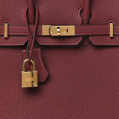 Hermes Togo Birkin 25 Rouge H 8 of 11