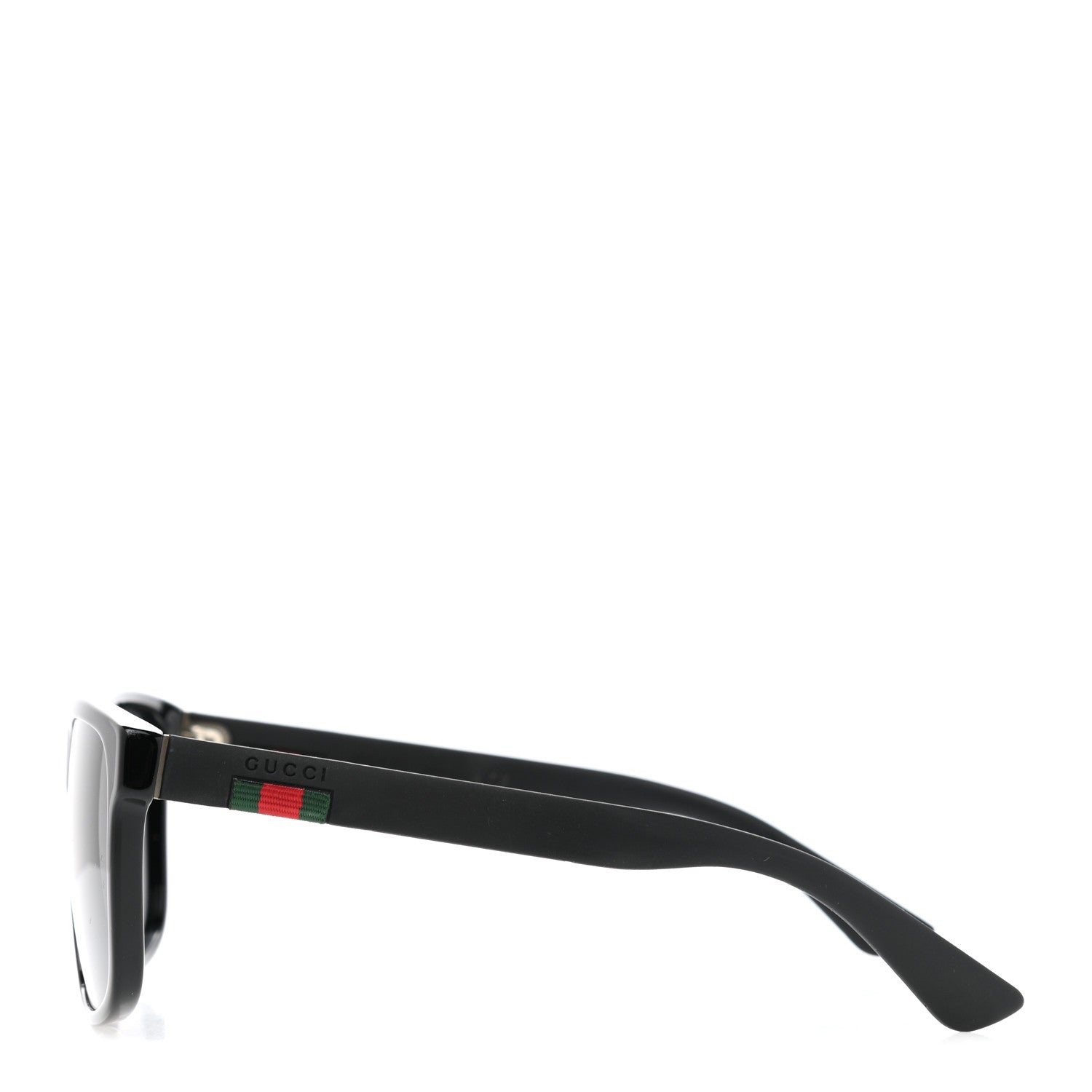 Gucci Web Square Frame GG0010S Sunglasses Black 3 of 8