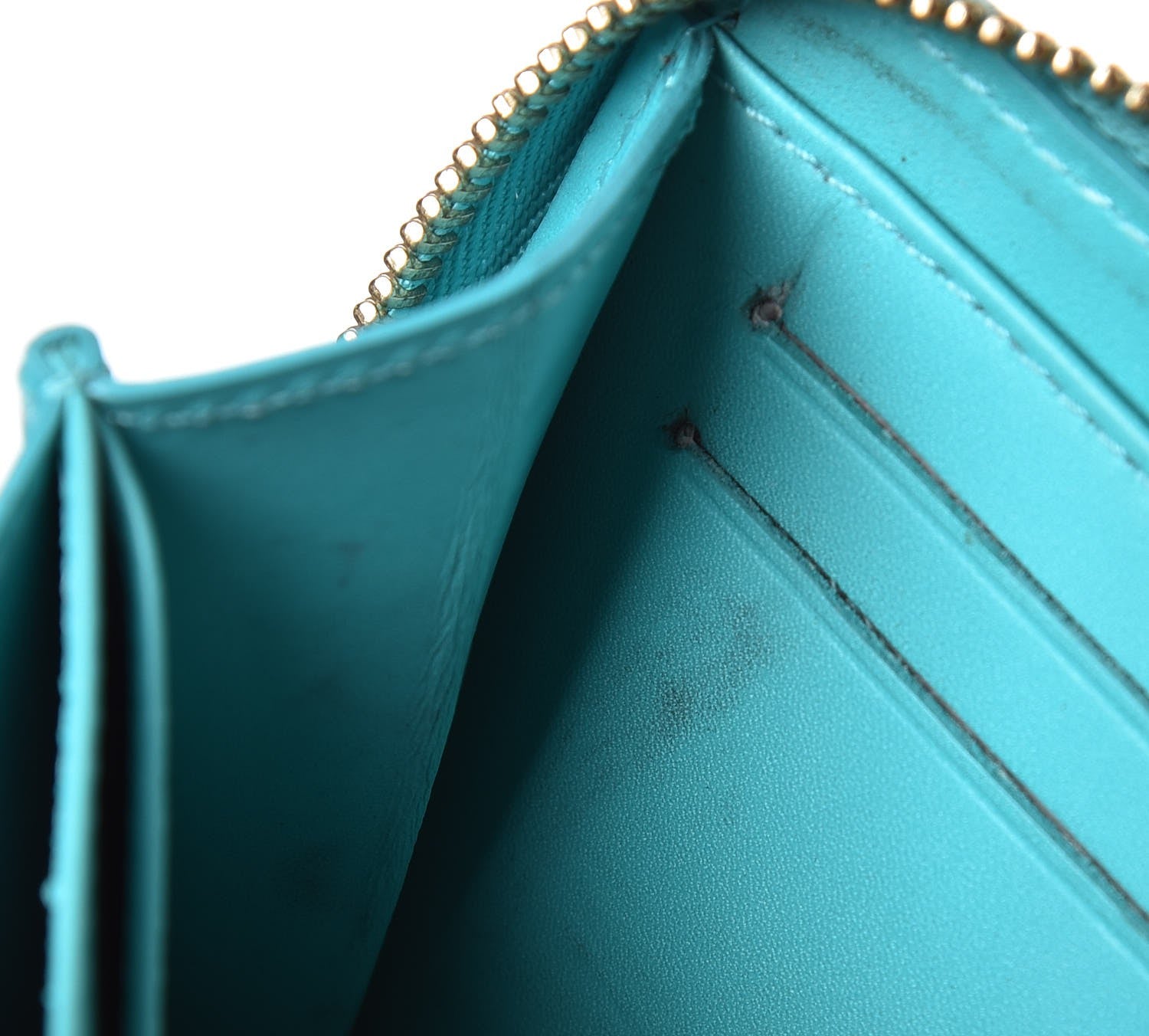 Louis Vuitton Vernis Zippy Coin Purse Blue Lagon 8 of 10