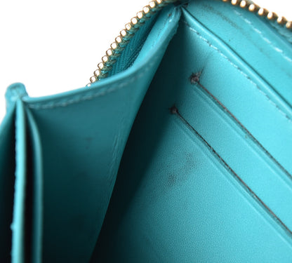 Louis Vuitton Vernis Zippy Coin Purse Blue Lagon 8 of 10