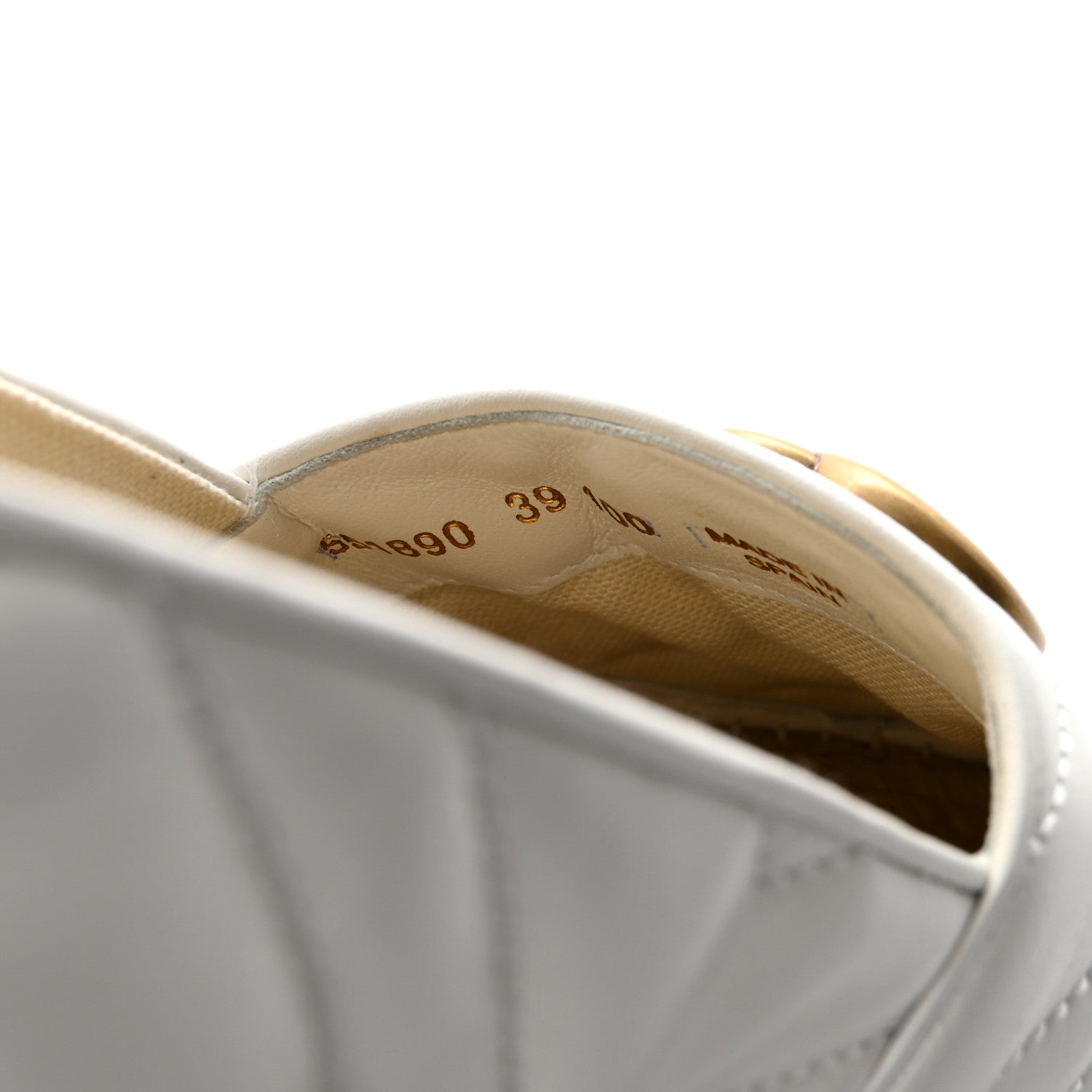 Gucci Nappa Matelasse GG Marmont Espadrilles 39 Great White 17 of 18
