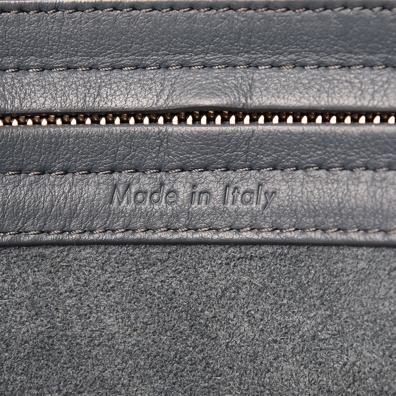 Celine Supple Calfskin Medium Phantom Luggage Slate Blue 7 of 15