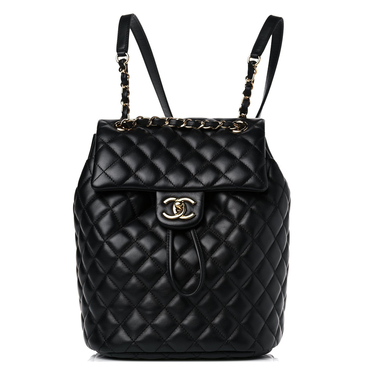 Chanel Lambskin Quilted Small Urban Spirit Backpack Black 1 of 11