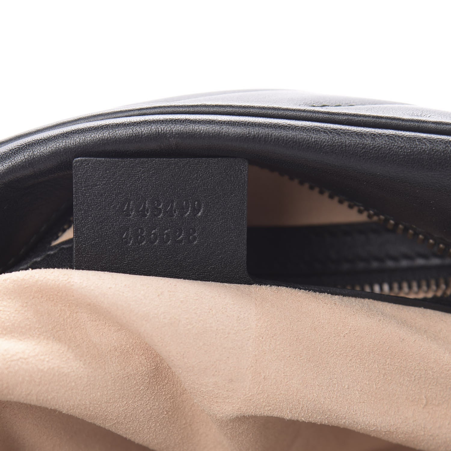 Gucci Calfskin Matelasse Medium GG Marmont Chain Shoulder Bag Black 7 of 14