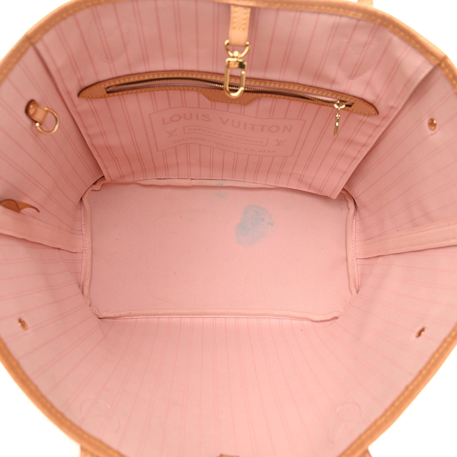 Louis Vuitton Damier Azur Neo Neverfull MM Rose Ballerine 5 of 13