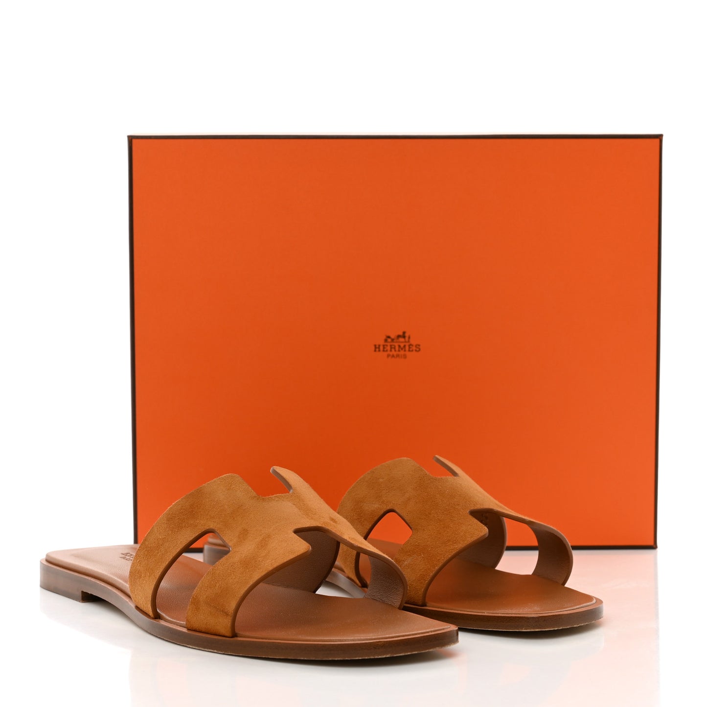 Suede Goatskin Oran Sandals 40 Naturel