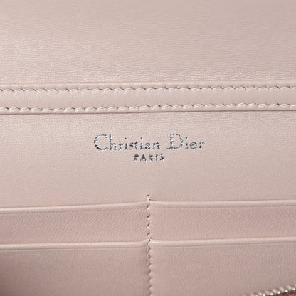 Christian Dior Grained Calfskin Diorama Wallet on Chain Pouch Nude 6 of 11