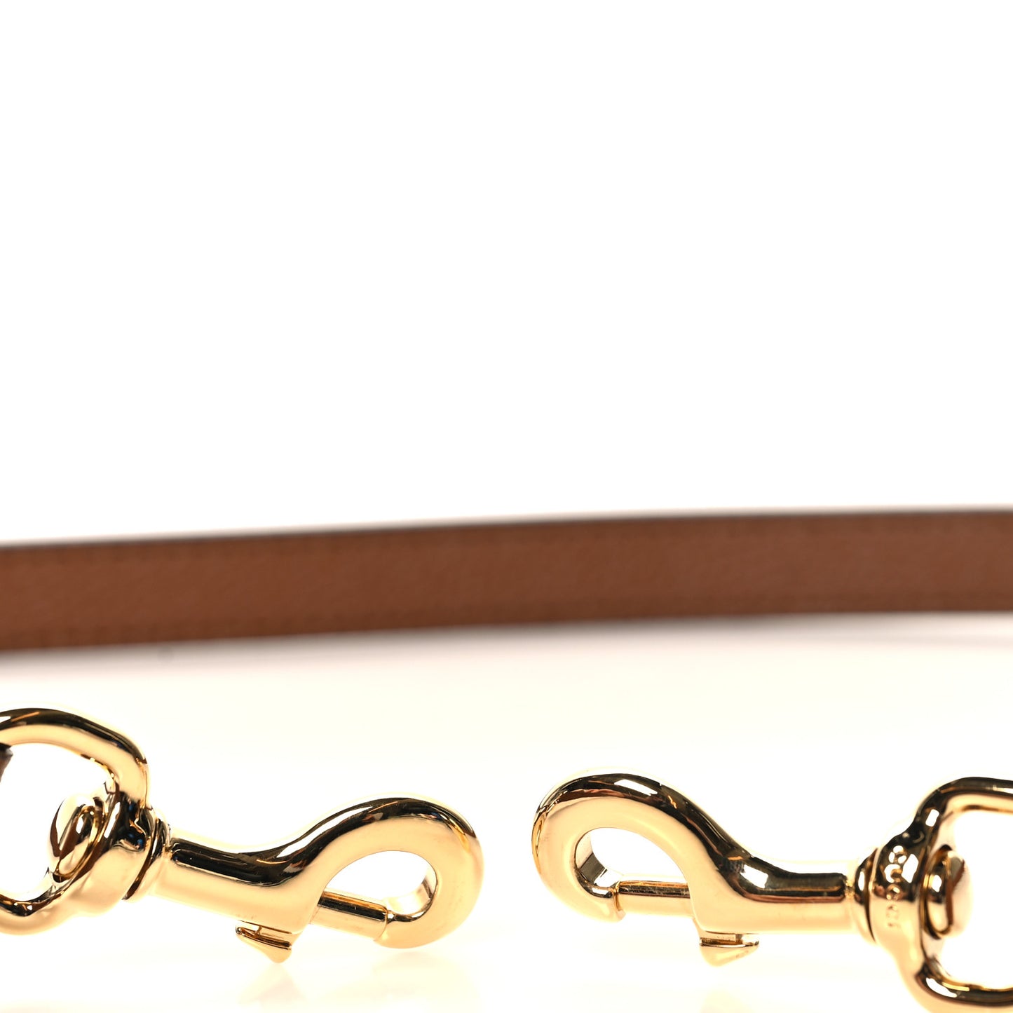 Calfskin Adjustable Shoulder Strap Brown