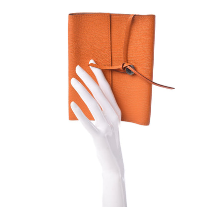Hermes Chevre Mysore Notebook Cover Orange 2 of 7