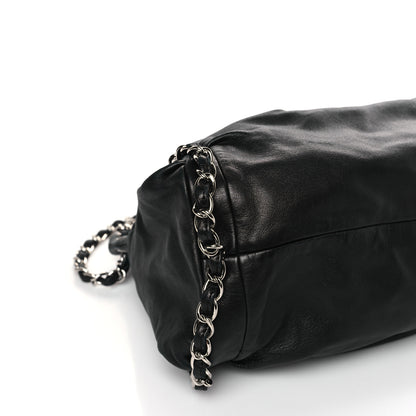 Chanel Lambskin Large Sharpei Shoulder Bag Black 8 of 9