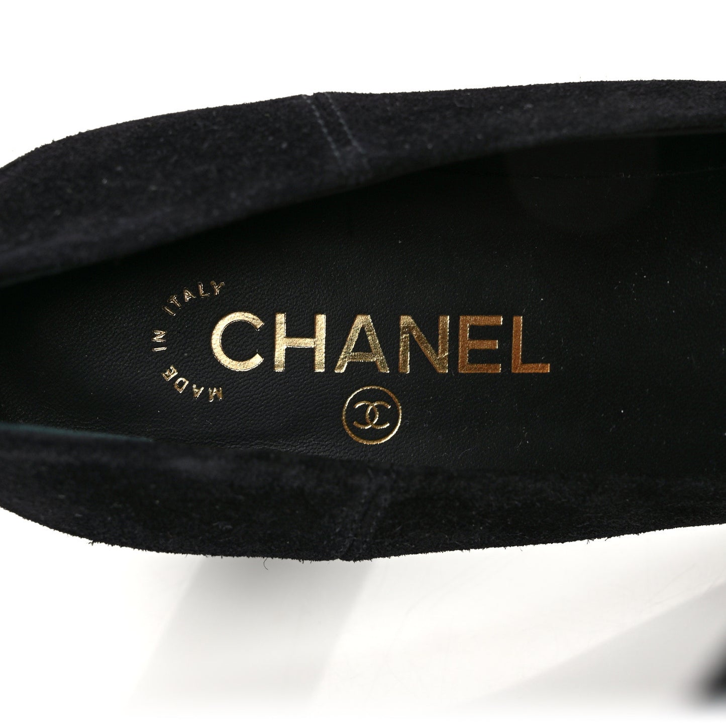 Suede Camellia Pumps 41 Black