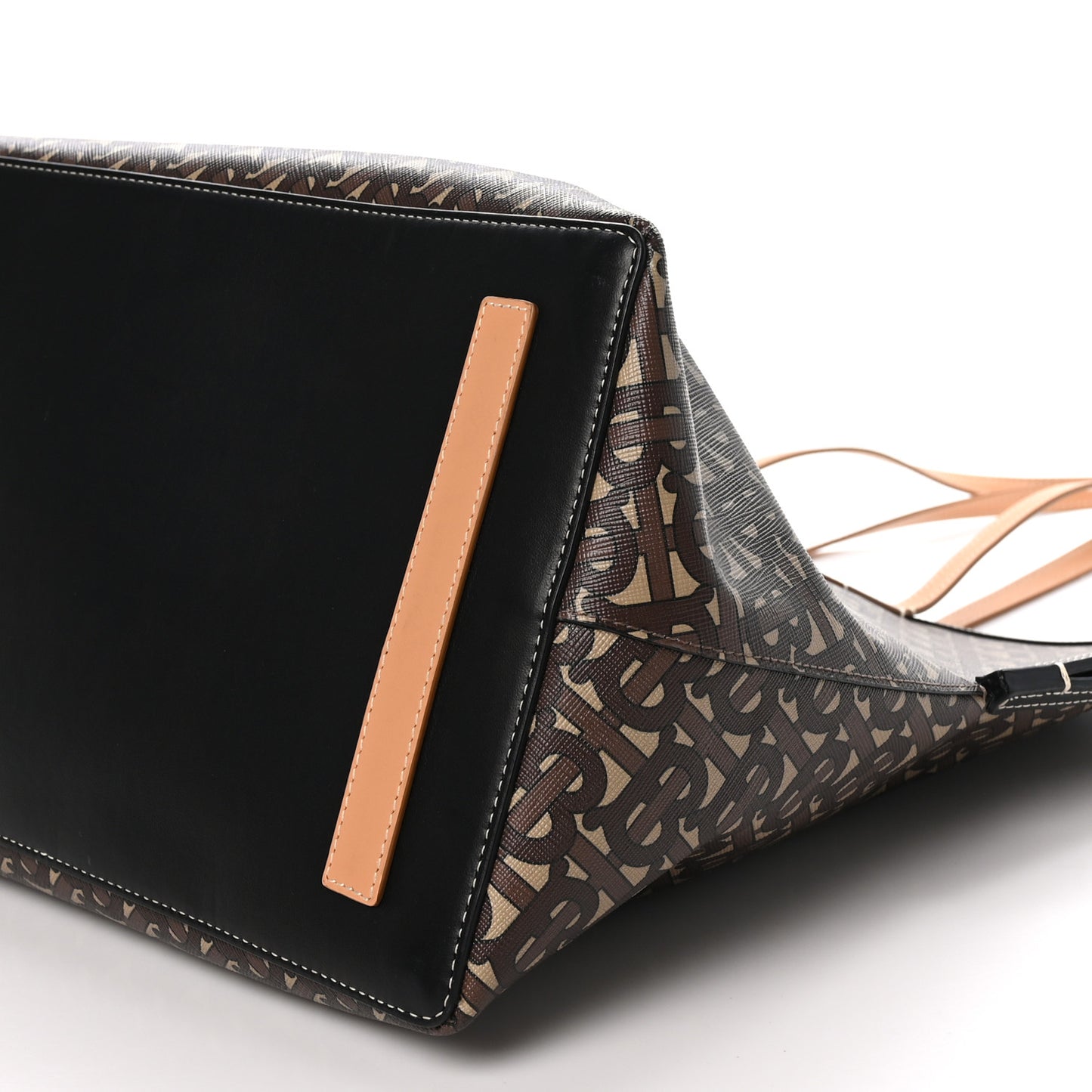 E-Canvas Monogram Large Society Tote Bridle Brown