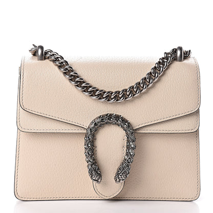 Gucci Textured Calfskin Crystal Mini Dionysus Shoulder Bag Mystic White 1 of 10