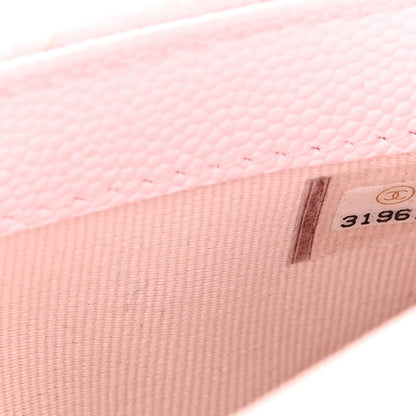 Chanel Caviar Quilted Flap Phone Holder With Chain Light Pink 8 of 11