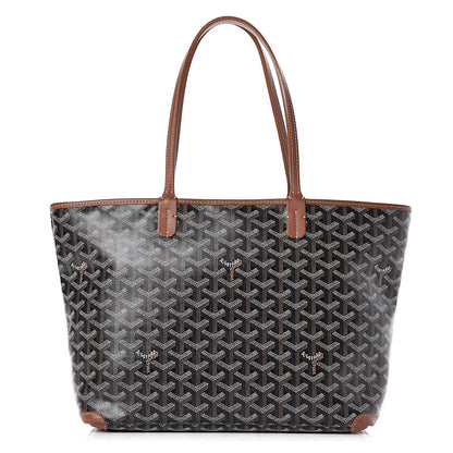 Goyard Goyardine Artois PM Black Gold 1 of 10