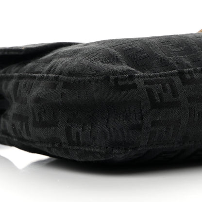 Fendi Zucchino Baguette Black 9 of 12