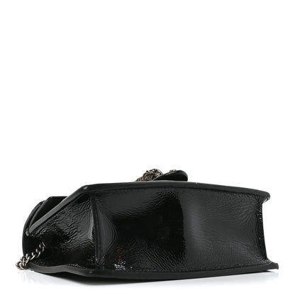Gucci Crinkled Patent Mini Dionysus Shoulder Bag Black 4 of 10