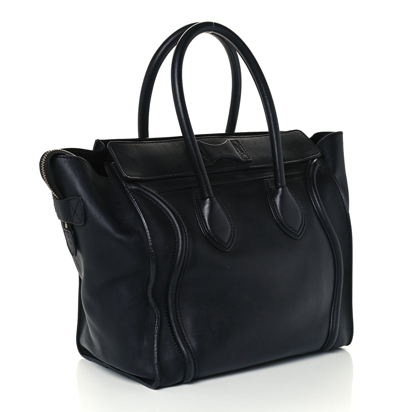 Smooth Calfskin Mini Luggage Black