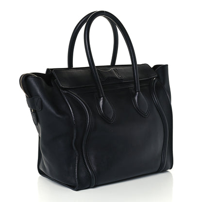 Celine Smooth Calfskin Mini Luggage Black 3 of 11
