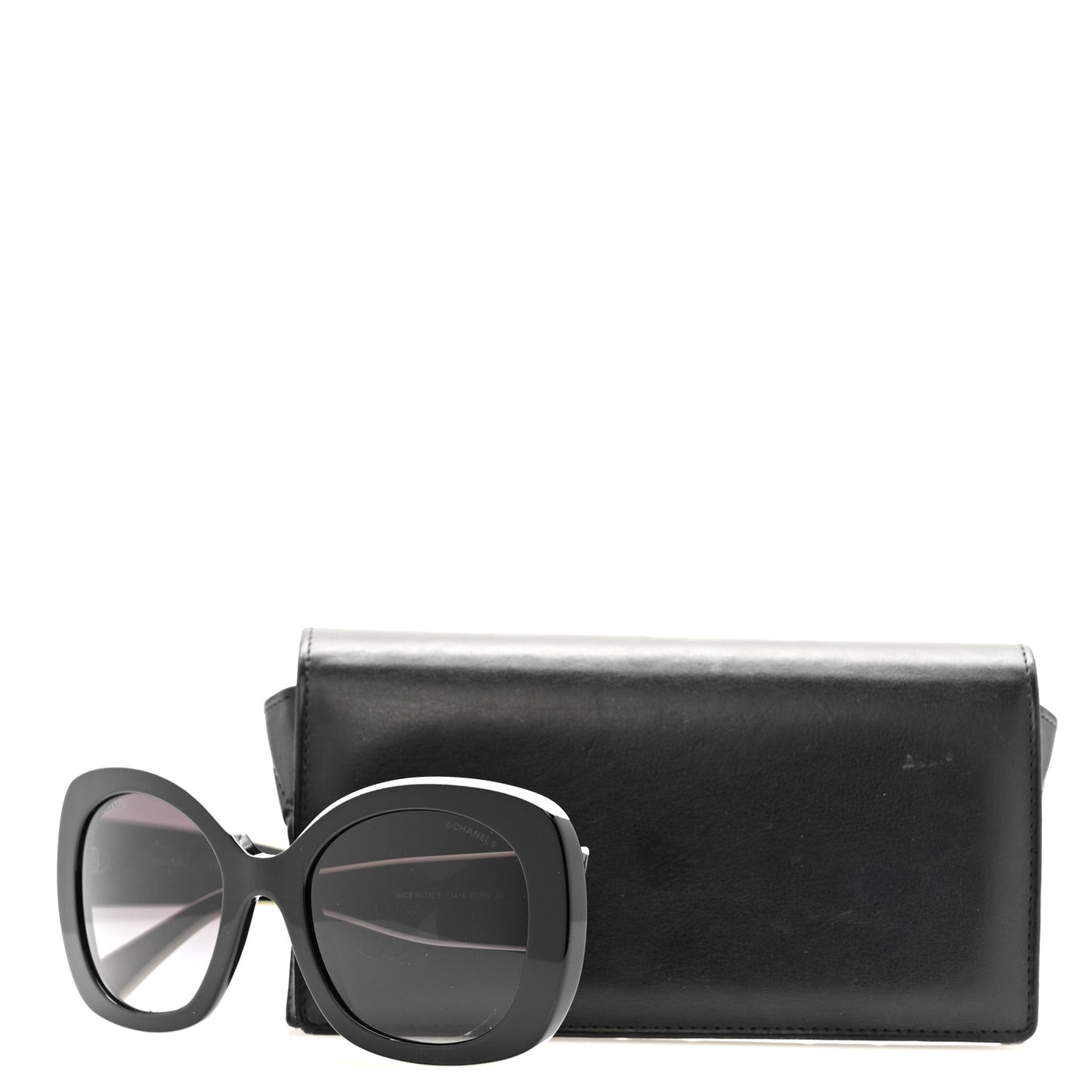 Acetate Sunglasses 71414 Black White
