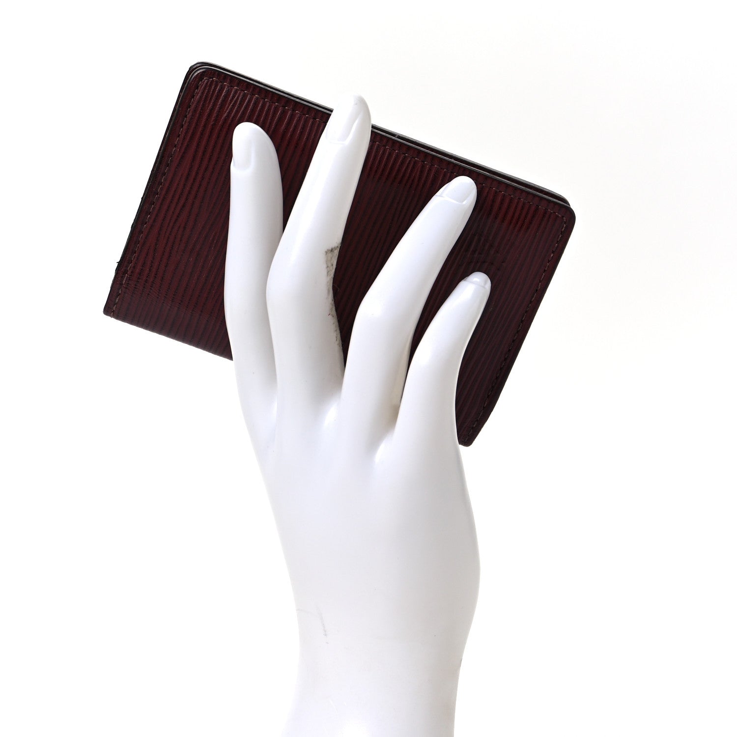 Louis Vuitton Epi Monogram Pocket Organizer Bordeaux 2 of 6