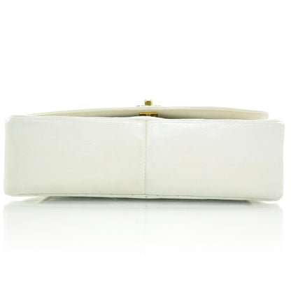 Chanel Lambskin Medium Flap White 5 of 10