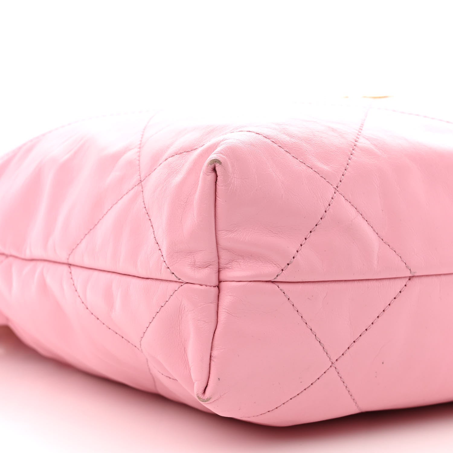 Chanel Shiny Calfskin Quilted Small Chanel 22 Pink 11 of 12